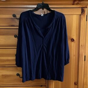 Old Navy Dark Navy Crewneck Tee